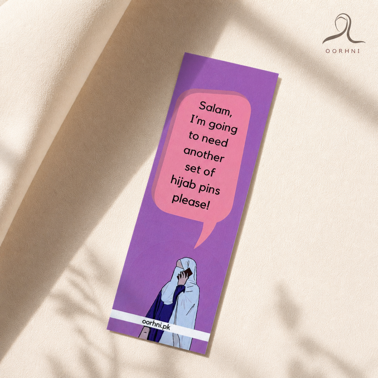 “Another set of hijab pins” hijabi bookmark by oorhni, styled photo