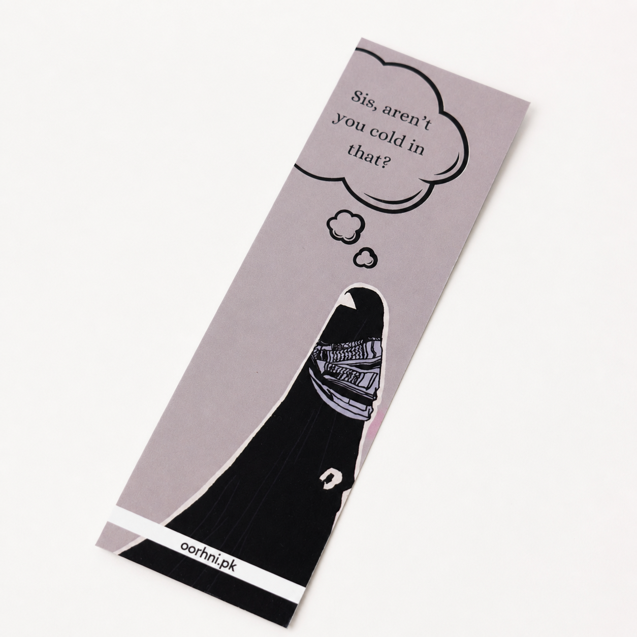 “Aren't you cold in that?” hijabi bookmark by oorhni, styled photo