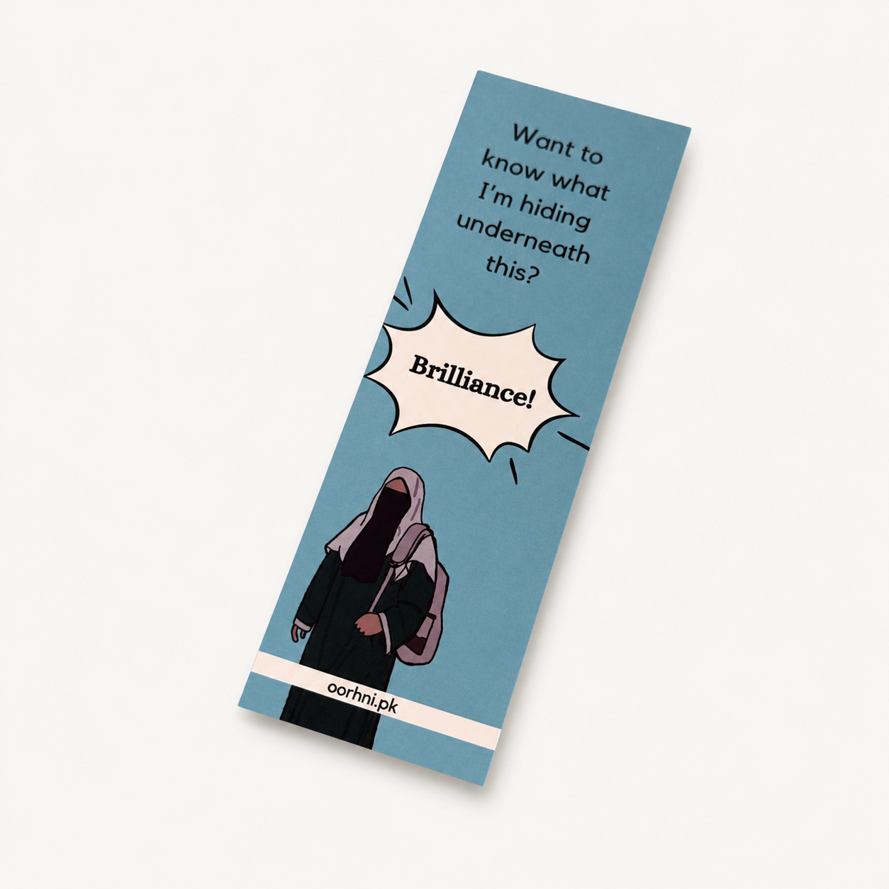 “Brilliance” hijabi bookmark by oorhni, styled photo